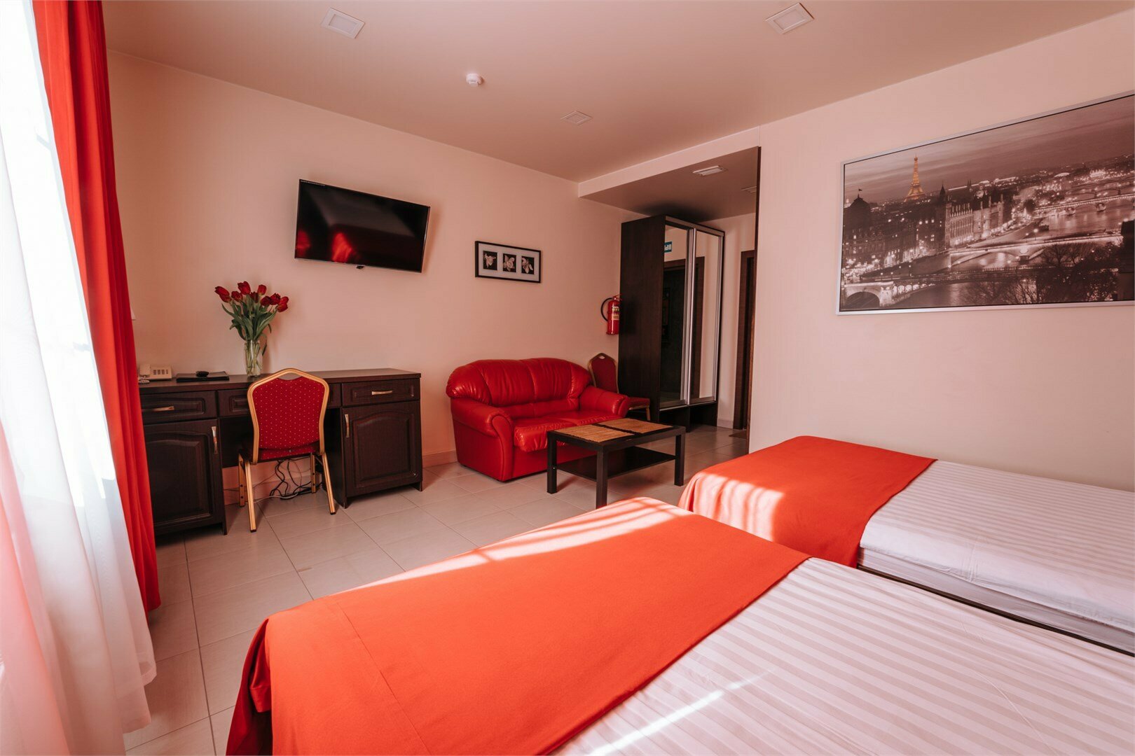 Deluxe c двумя раздельными кроватями