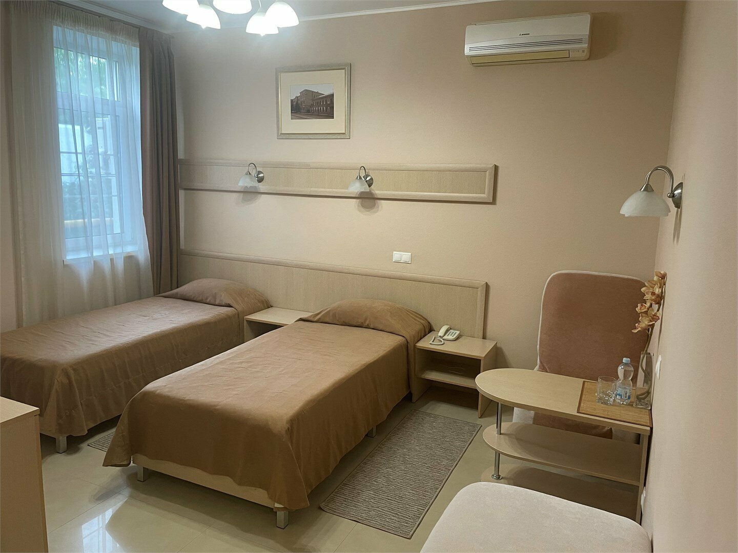 Стандартный двухместный номер с 1 кроватью или 2 отдельными кроватями