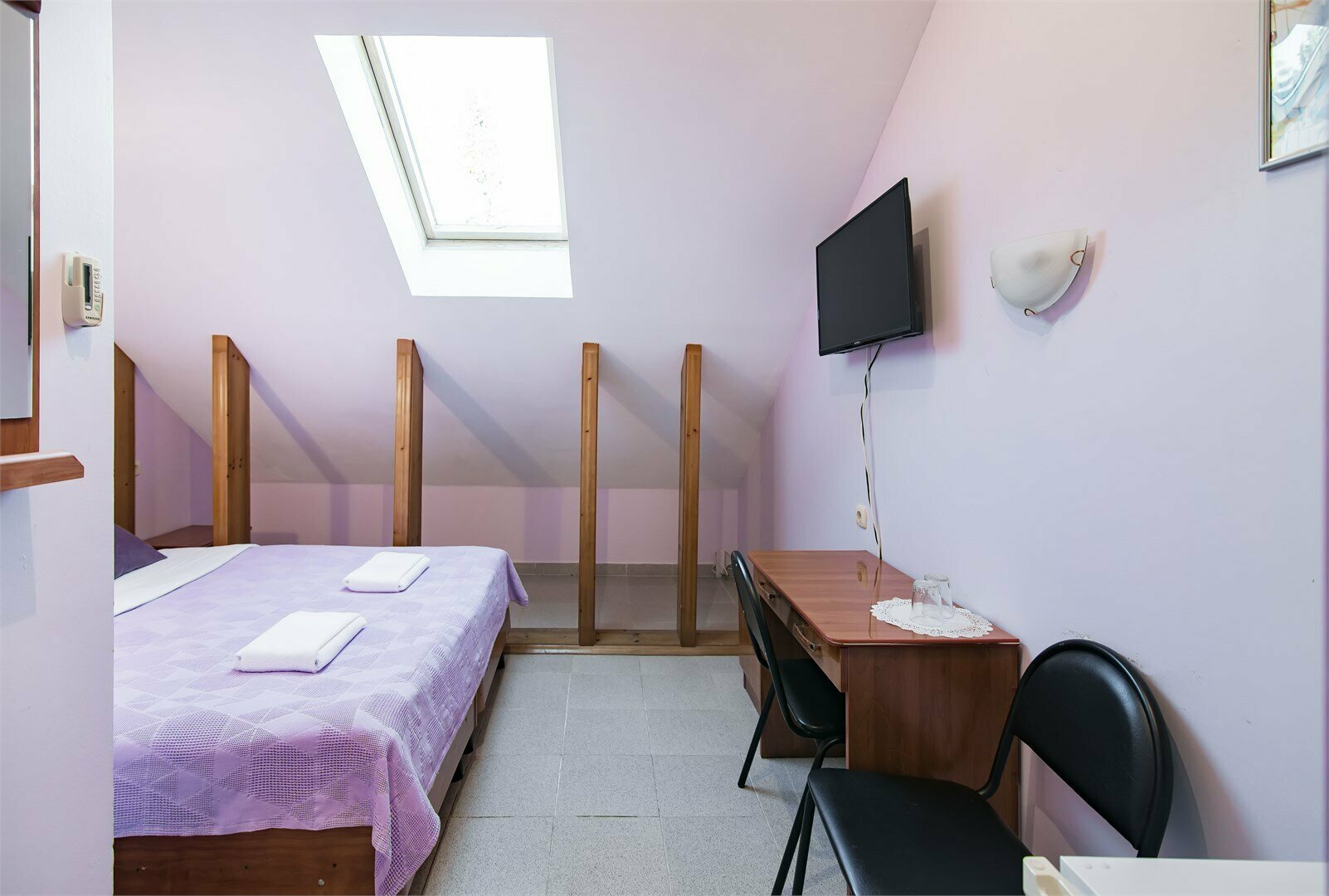 Двухместный номер на мансарде