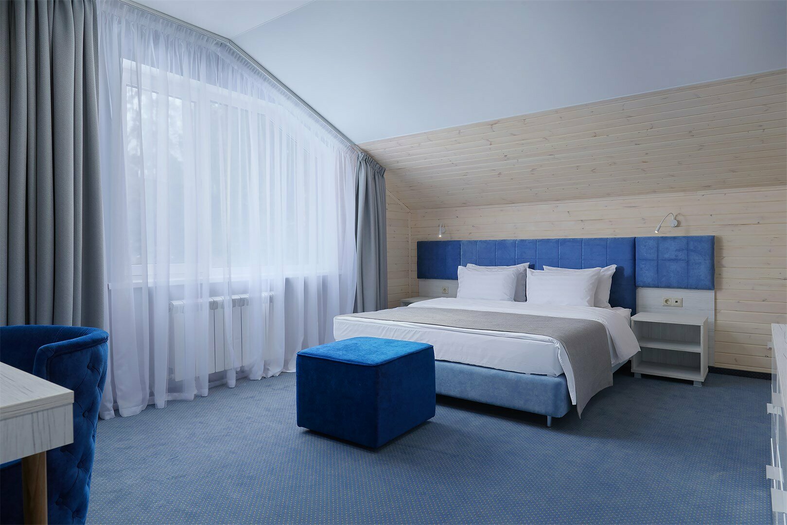 Дуплекс с двумя спальнями и кухней