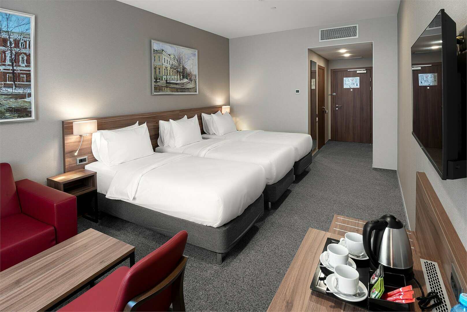 Делюкс с тремя кроватями