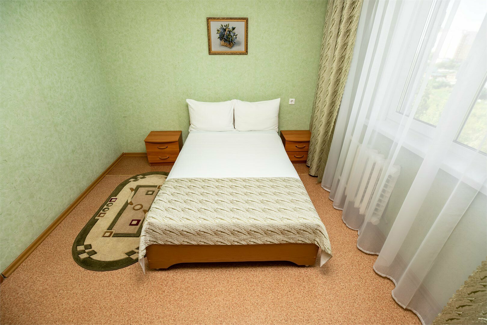 Одноместный номер с общей ванной комнатой