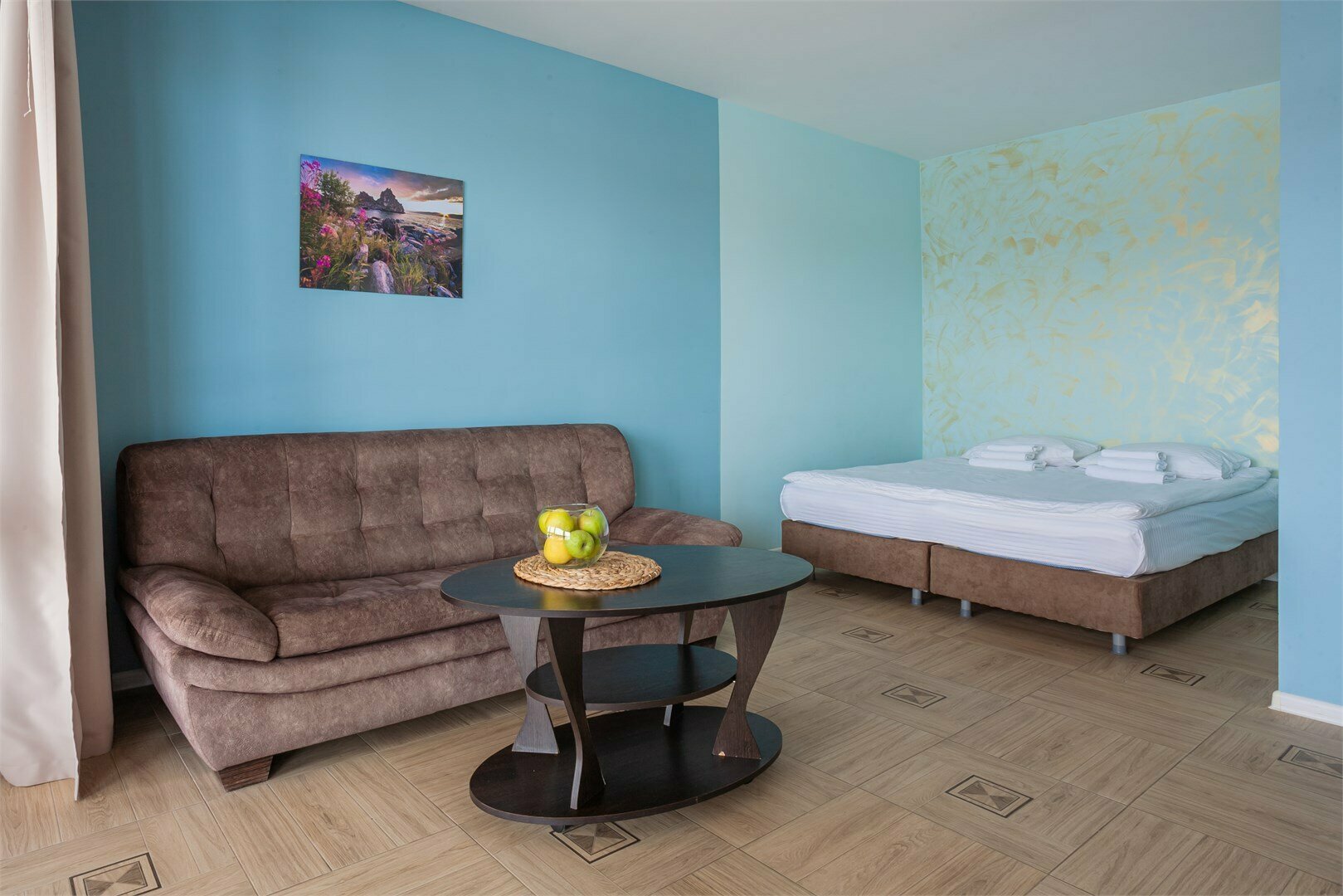 Улучшенный двухместный номер с 1 кроватью или 2 отдельными кроватями, вид на озеро