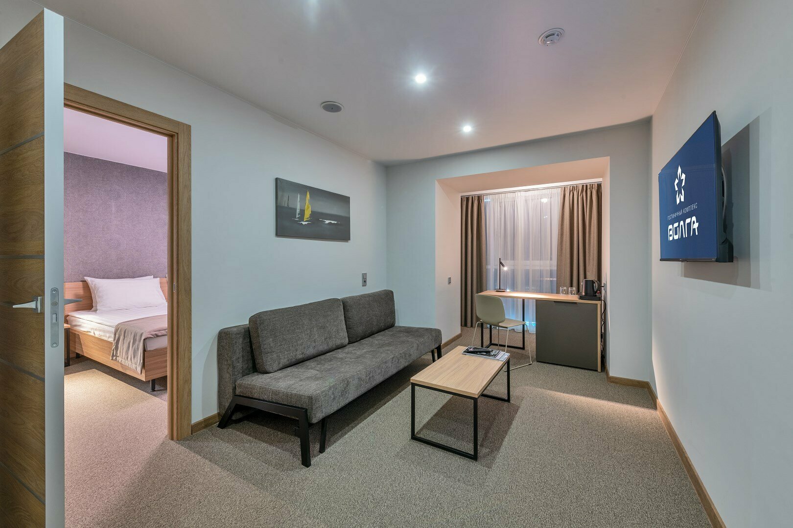 Полулюкс с видом на Волгу