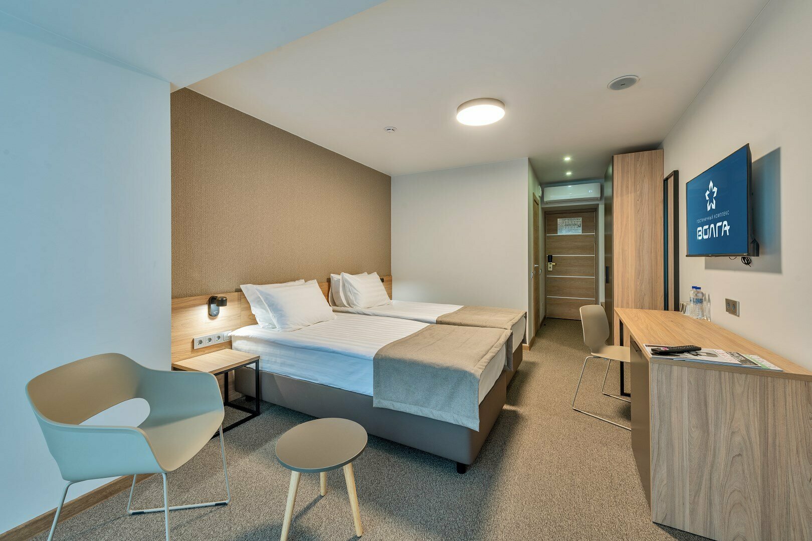 Улучшенный двухместный номер с 1 кроватью или 2 отдельными кроватями, вид на город