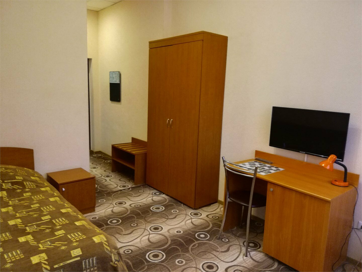 Одноместный  номер с односпальной кроватью 