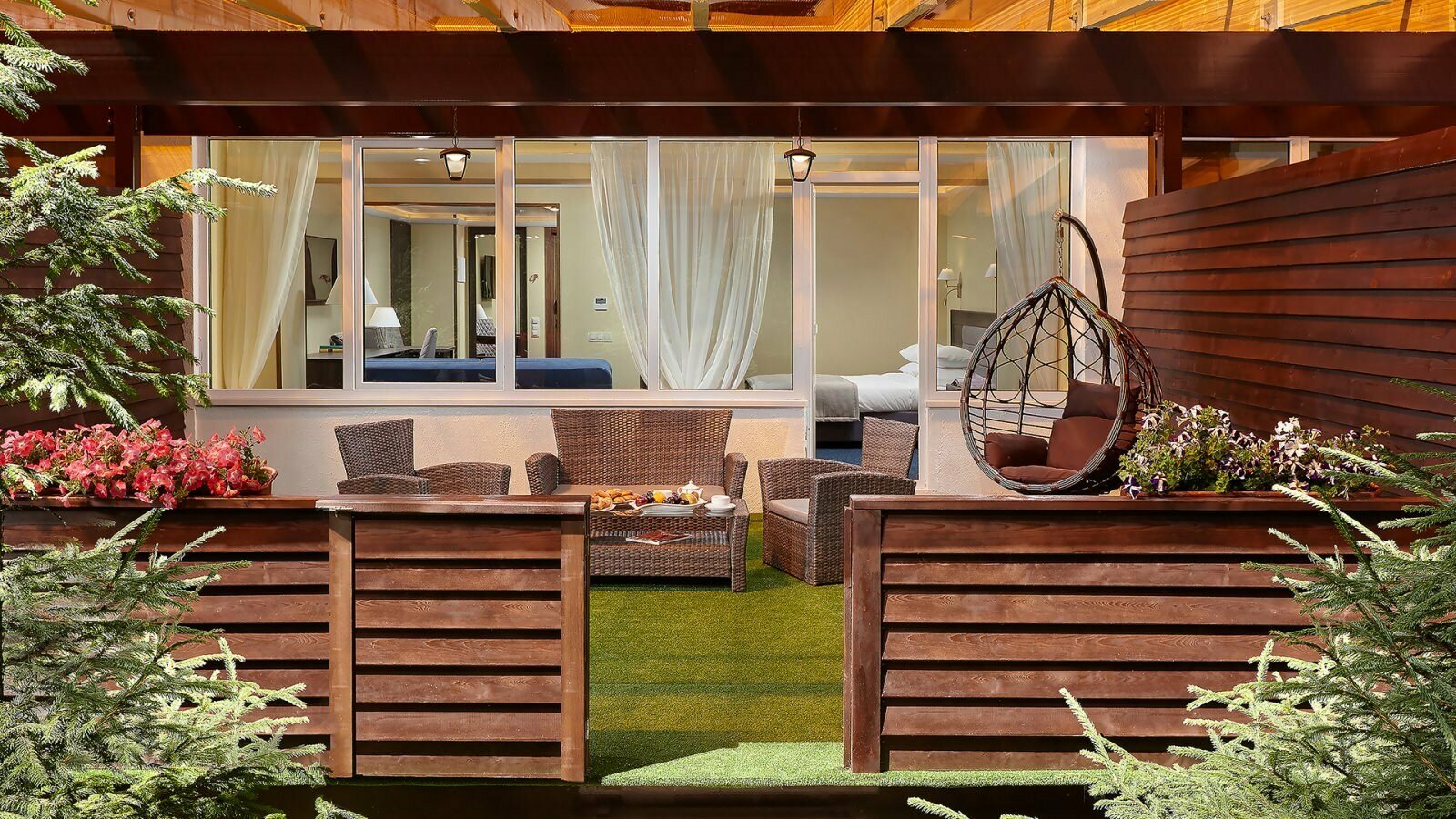 Апартаменты однокомнатные с верандой (корпус 2)