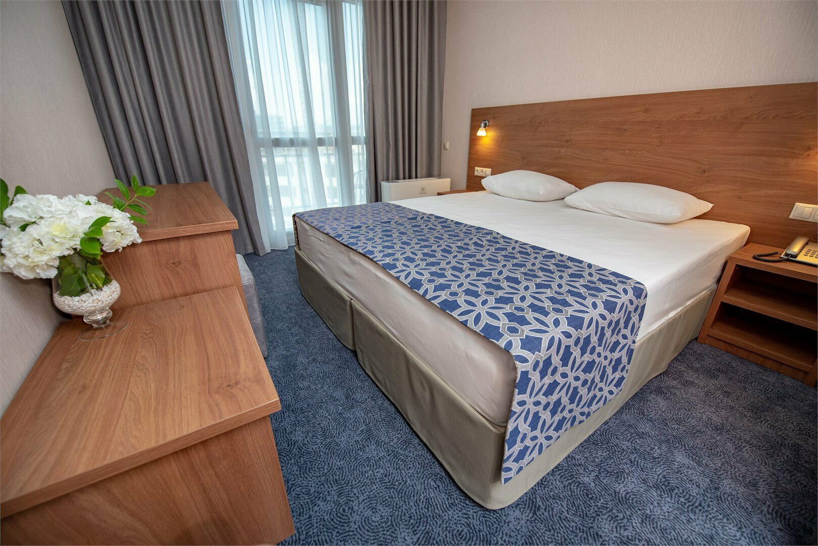 Двухместный номер с 1 кроватью или 2 отдельными кроватями и балконом