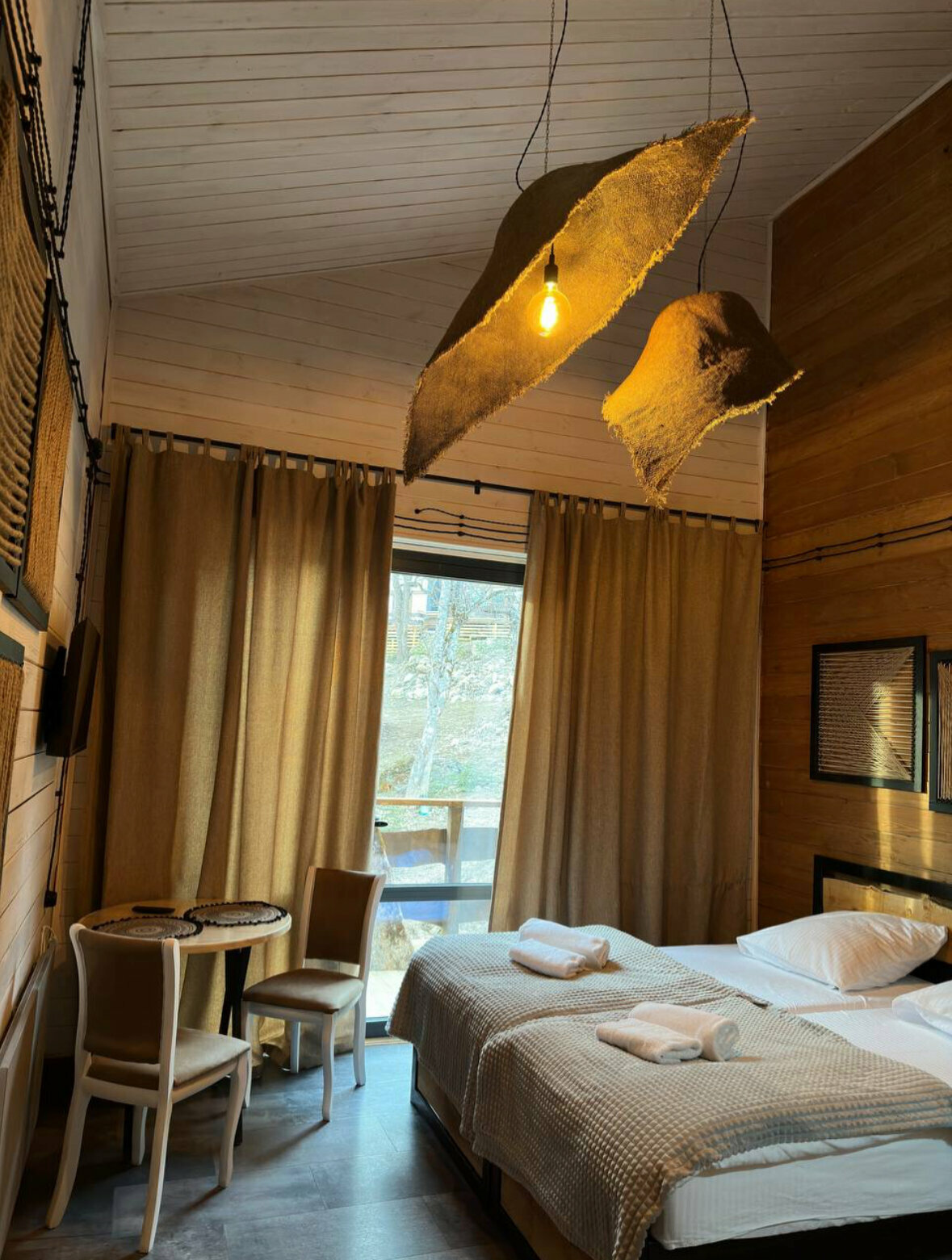 Двухместный номер с 2 отдельными кроватями и террасой