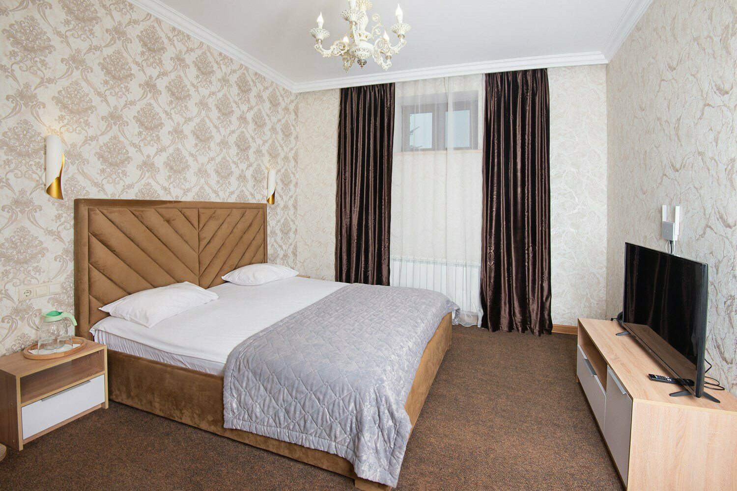 Бюджетный двухместный номер с 1 кроватью  №002