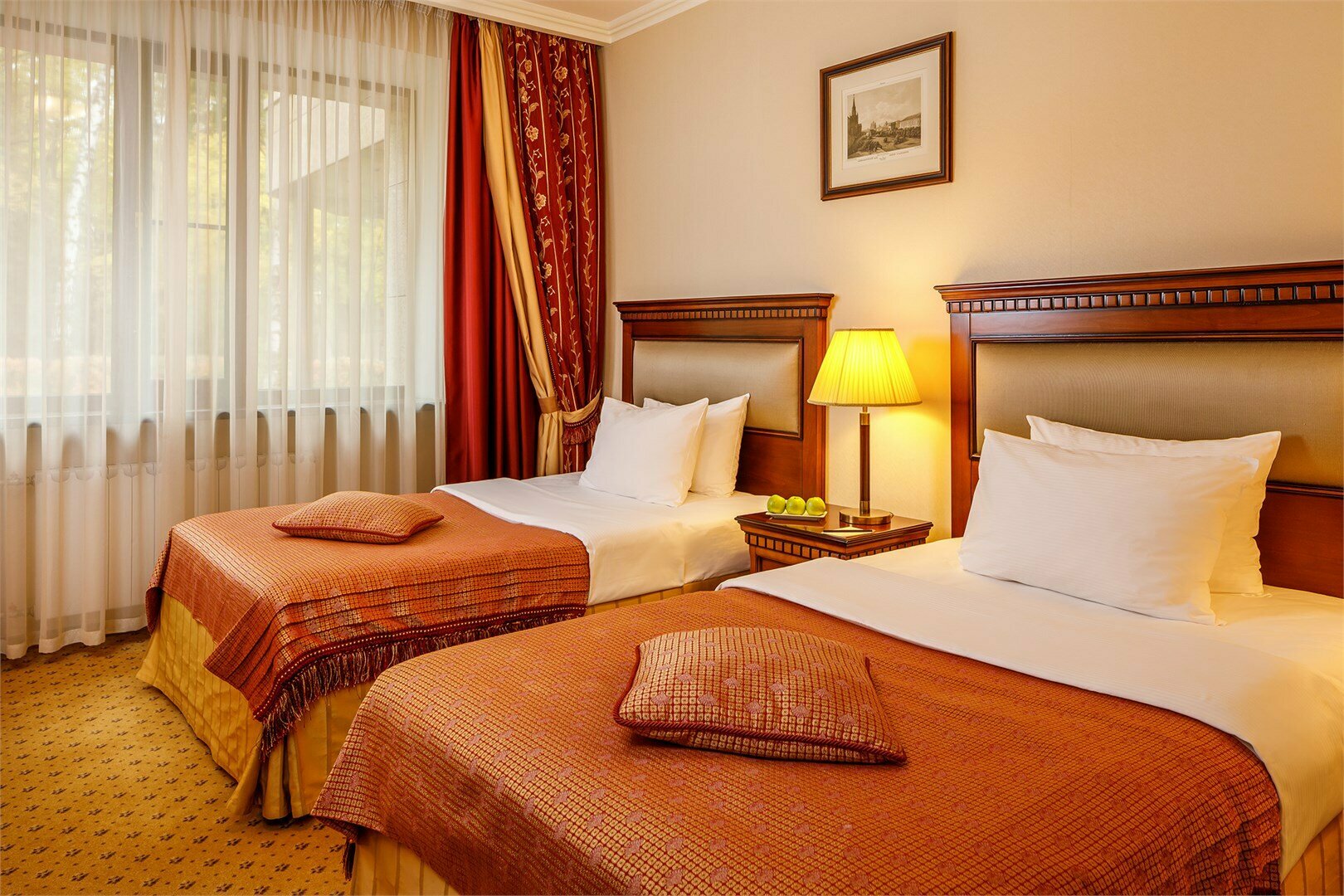 Стандартный двухместный номер с  2 отдельными кроватями