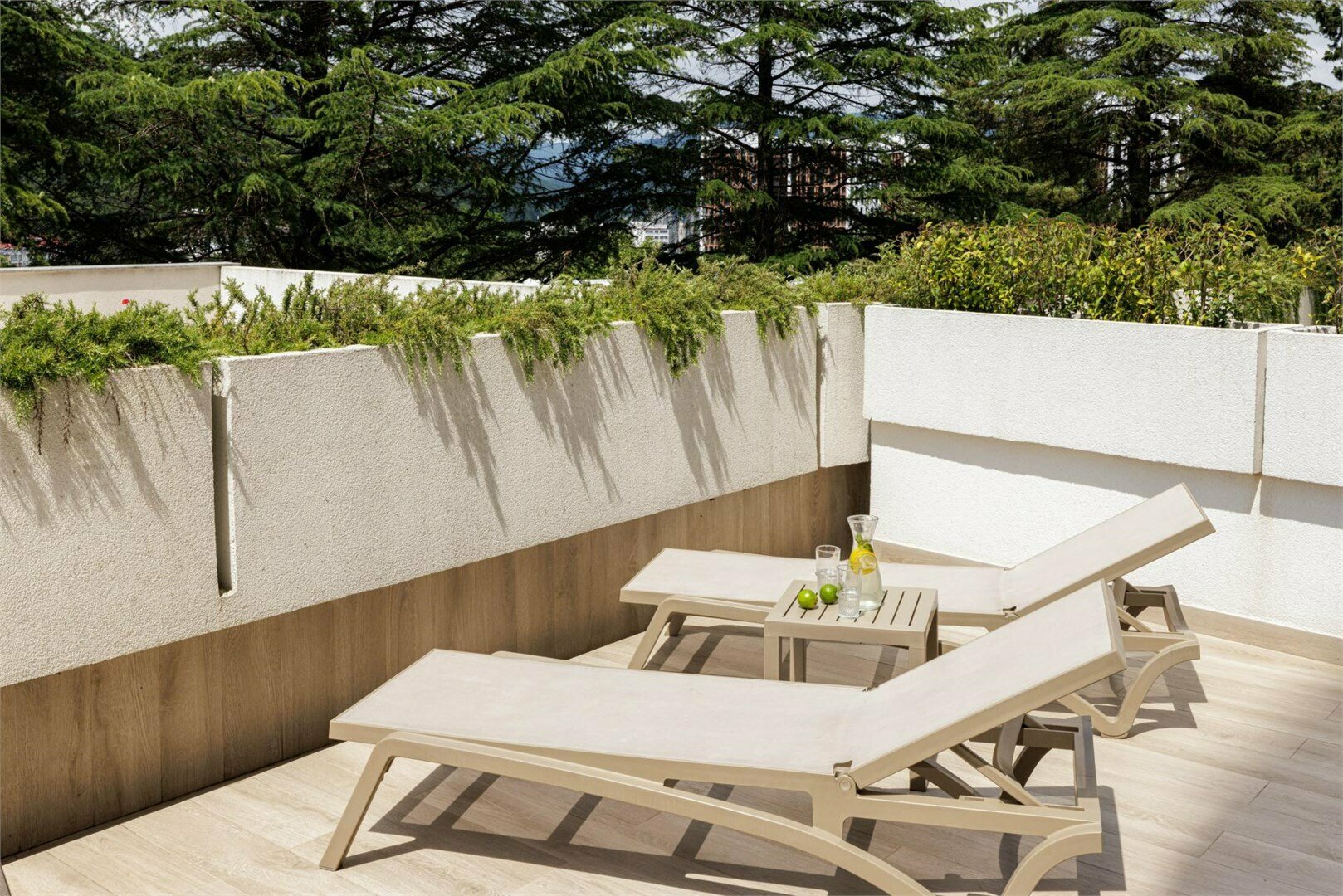 Апартамент с одной спальней и террасой