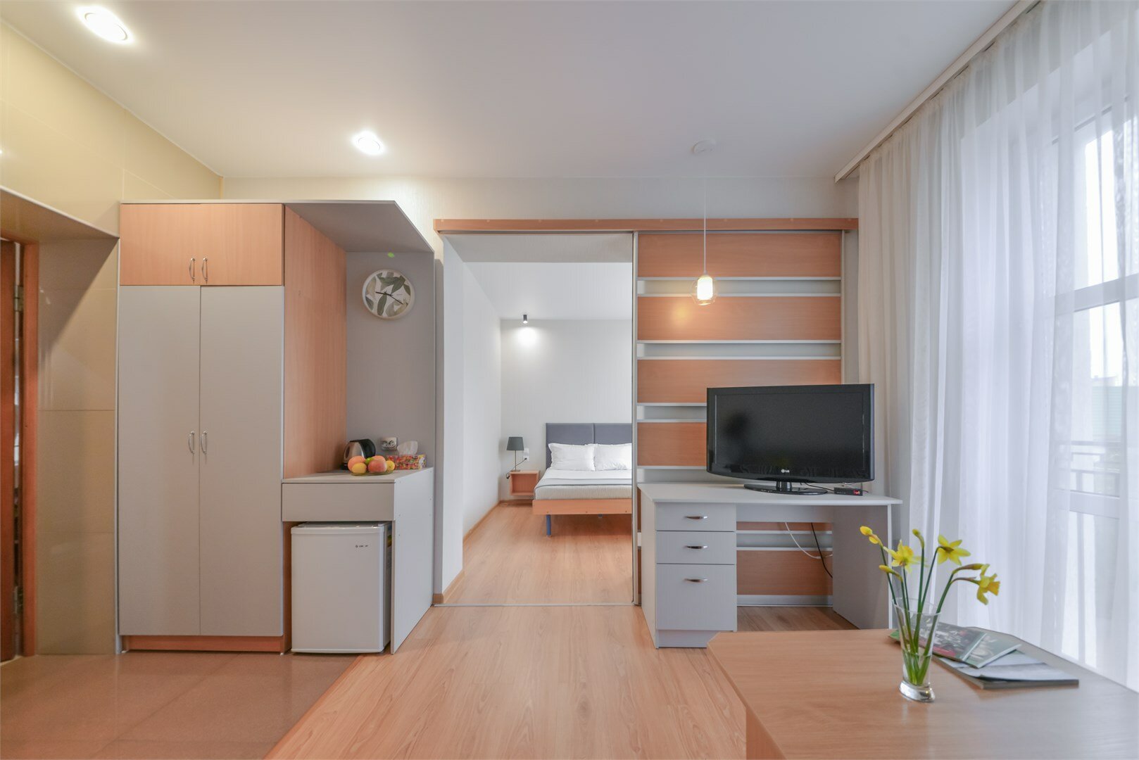 двухкомнатный трёхместный