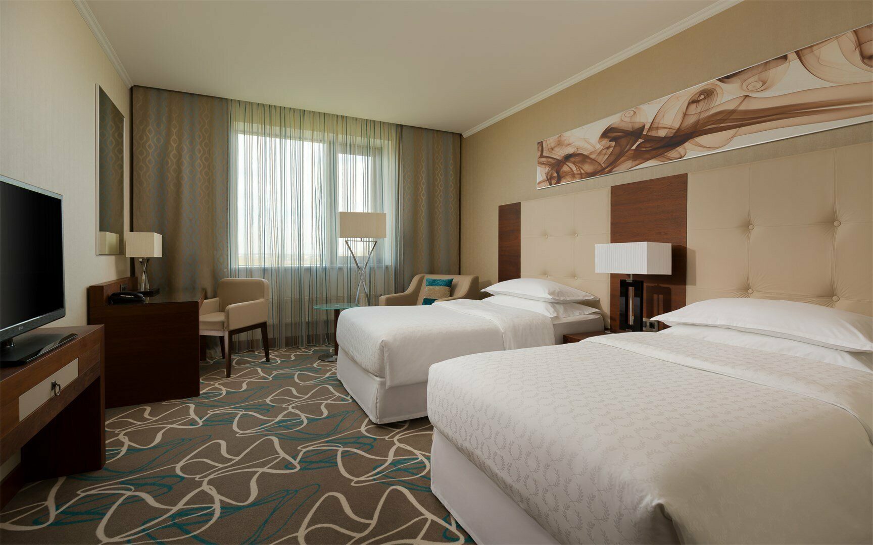 Классический номер с двумя кроватями Queen Size (120 см Х 200 см)