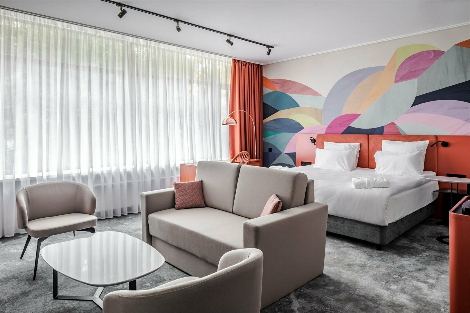 Номер Suite Deluxe SPA, с 2 санузлами - с 2 двуспальными кроватями