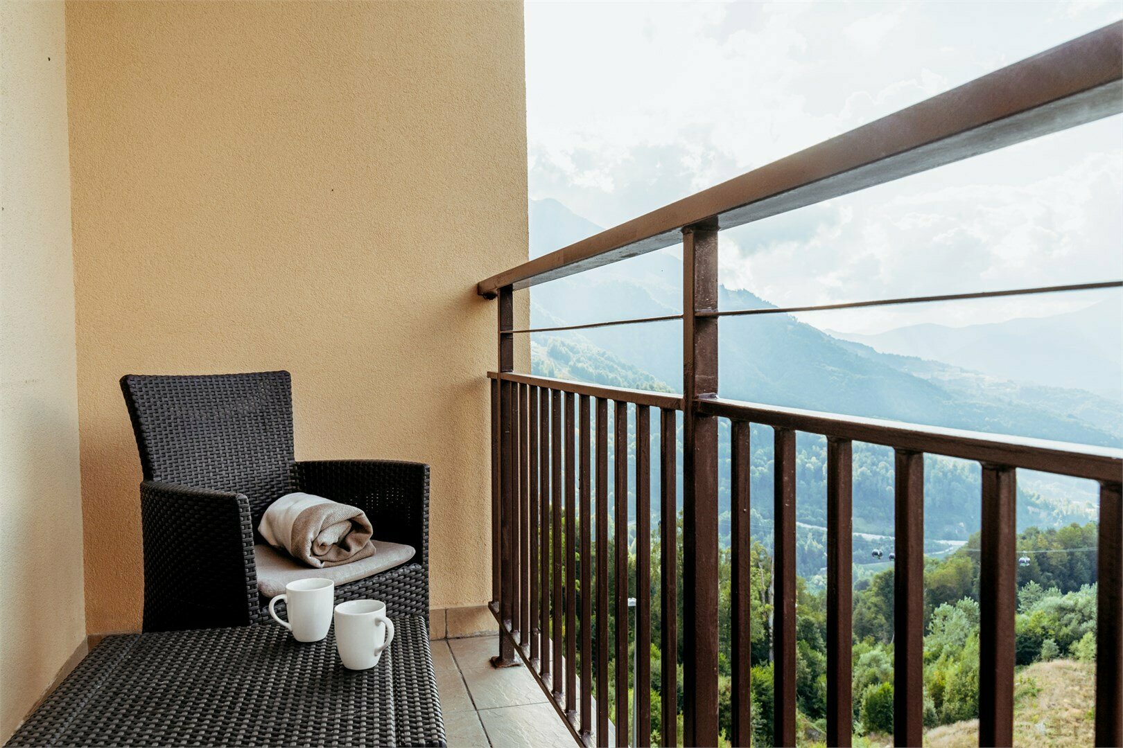 Стандарт с балконом с 1 двуспальной кроватью