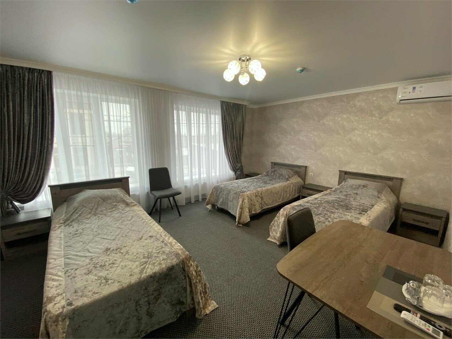 Комфорт с тремя односпальными кроватями