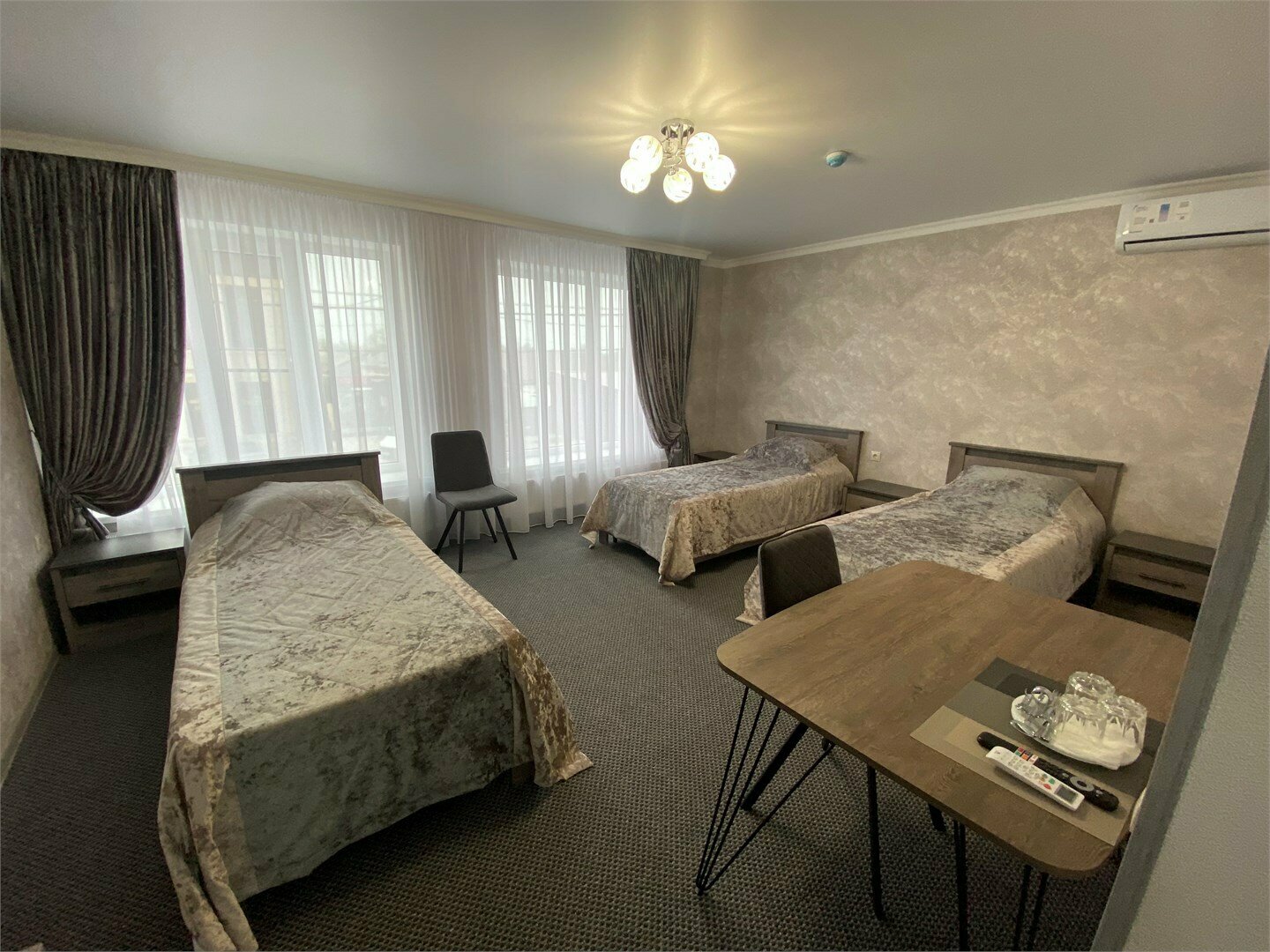 Комфорт с тремя односпальными кроватями