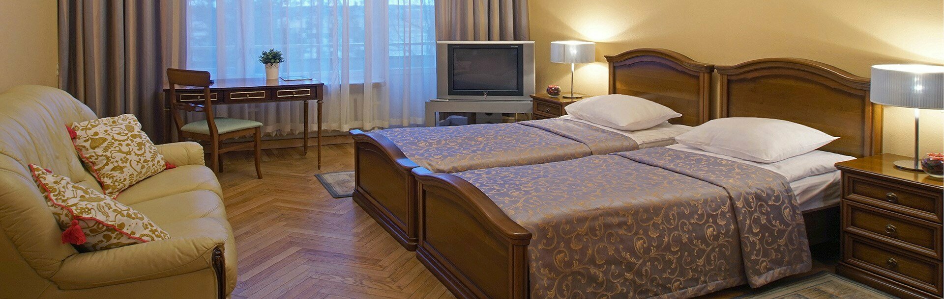 Однокомнатный эконом с двумя кроватями