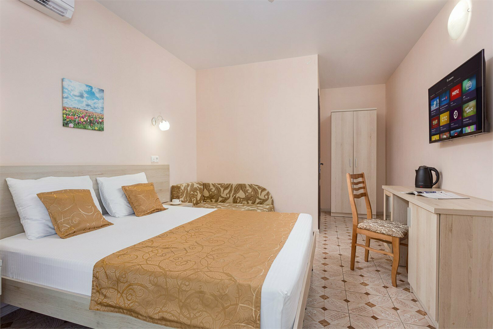 Стандартный двухместный номер с 1 кроватью или 2 отдельными кроватями