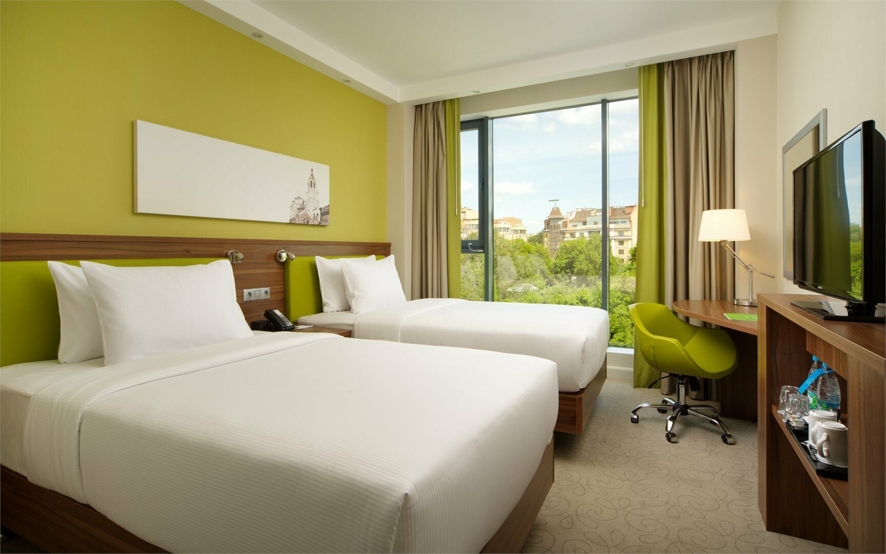 Двухместный номер с 2 отдельными кроватями - Для некурящих