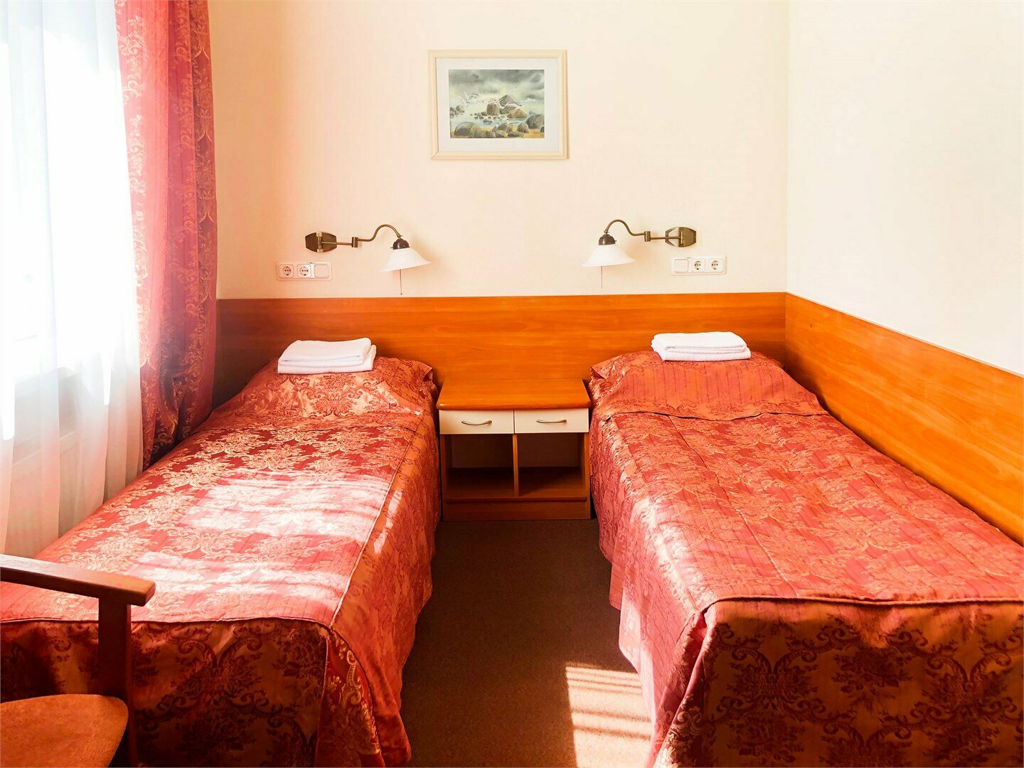 Бюджетный двухместный номер с 2 отдельными кроватями
