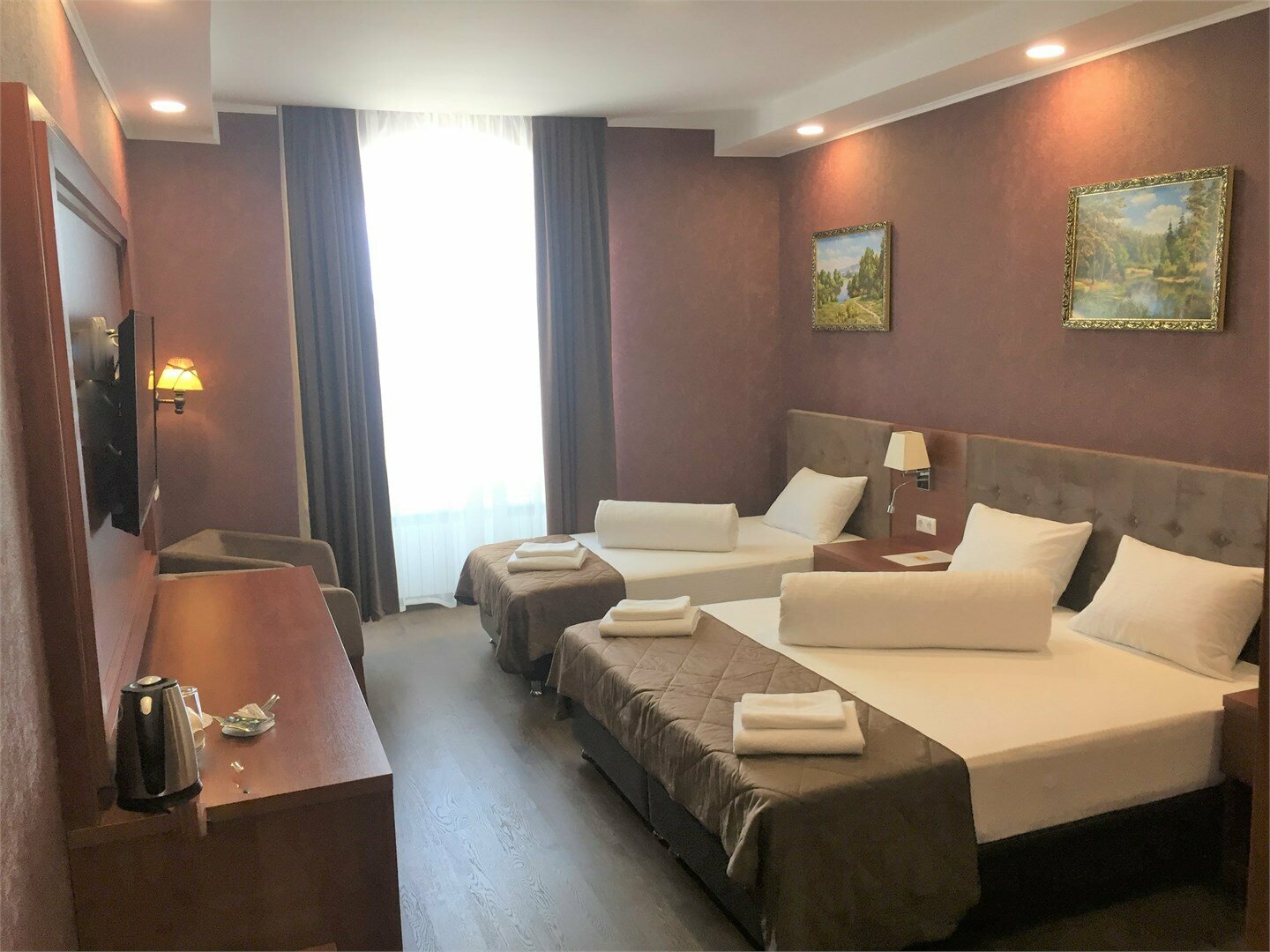 Стандартный 3 местный с видом на двор