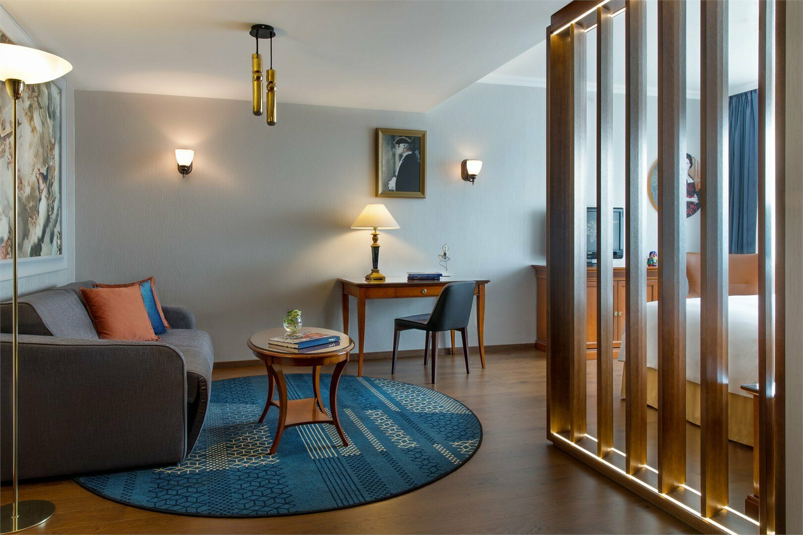 Люкс с двумя кроватями и видом на город