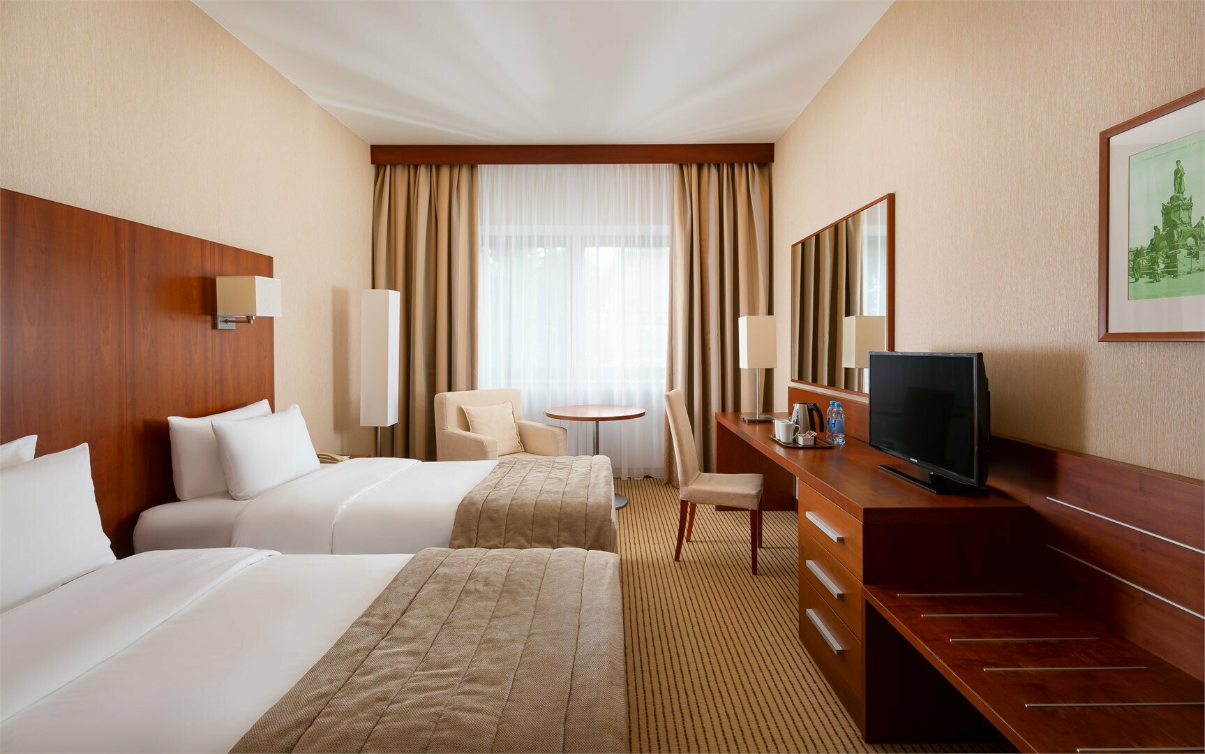 Стандартный номер с двумя раздельными кроватями