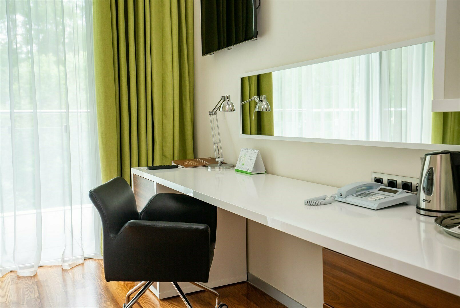 Однокомнатный номер с двумя отдельными кроватями