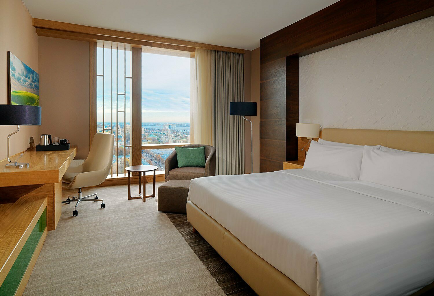 Делюкс с 1 двуспальной кроватью