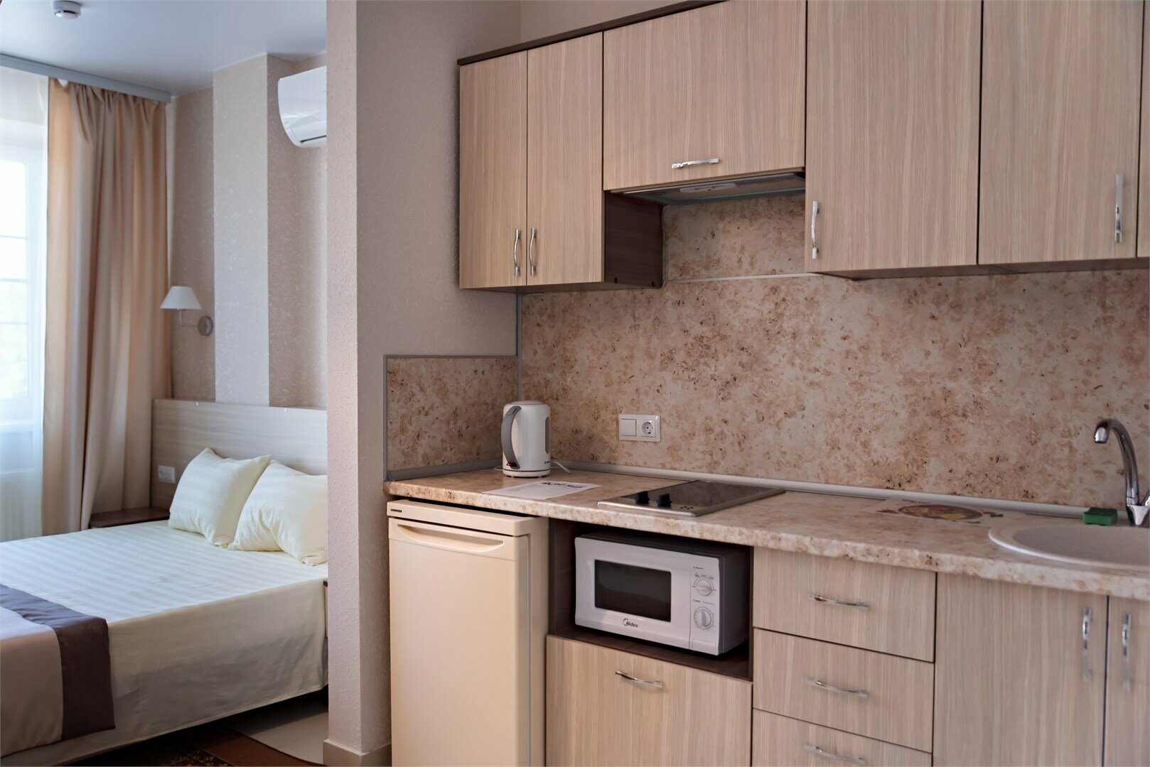 Двухместный номер Делюкс с 1 кроватью и балконом