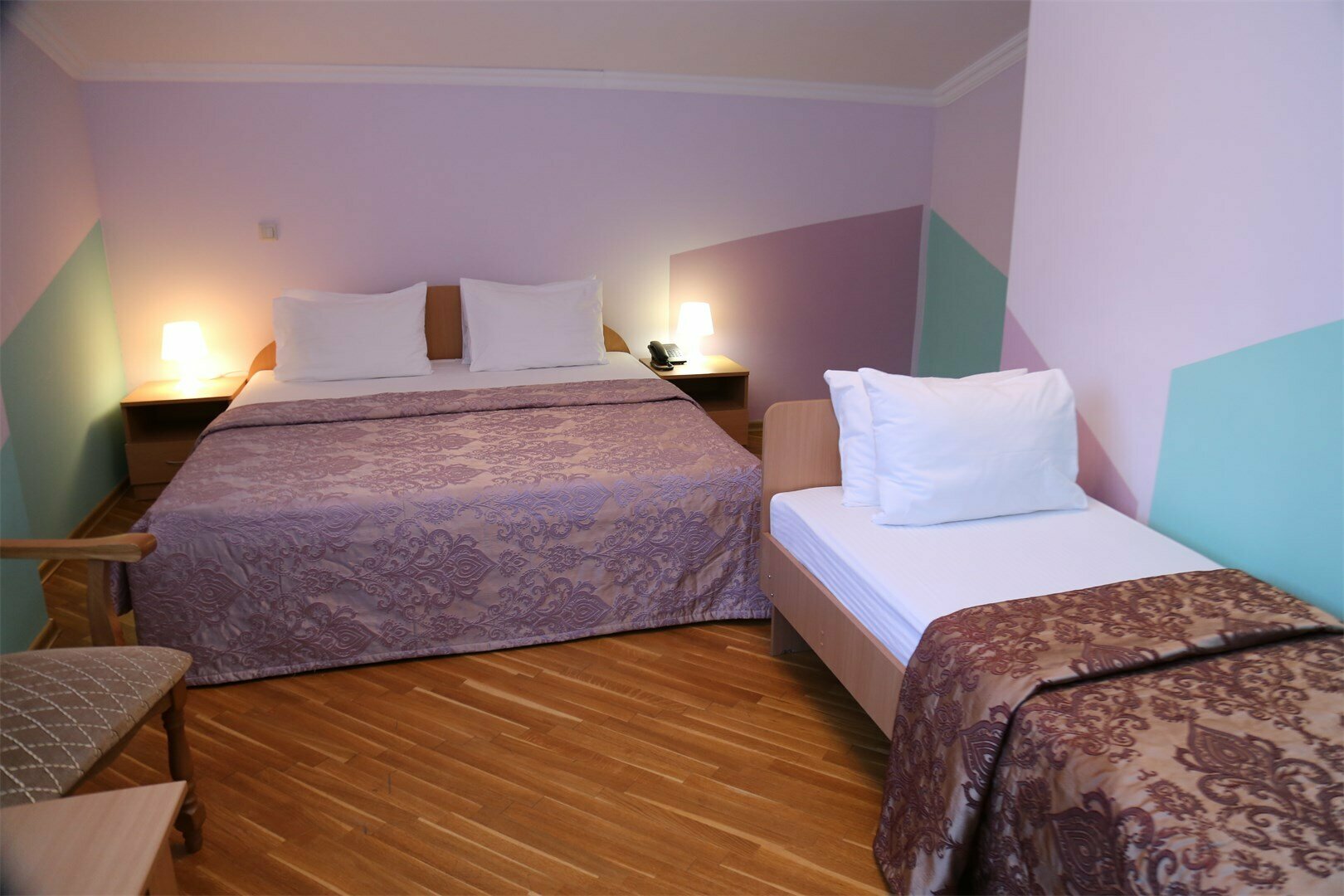 Корпус №4. Трехместный стандарт  (три односпальные кровати)