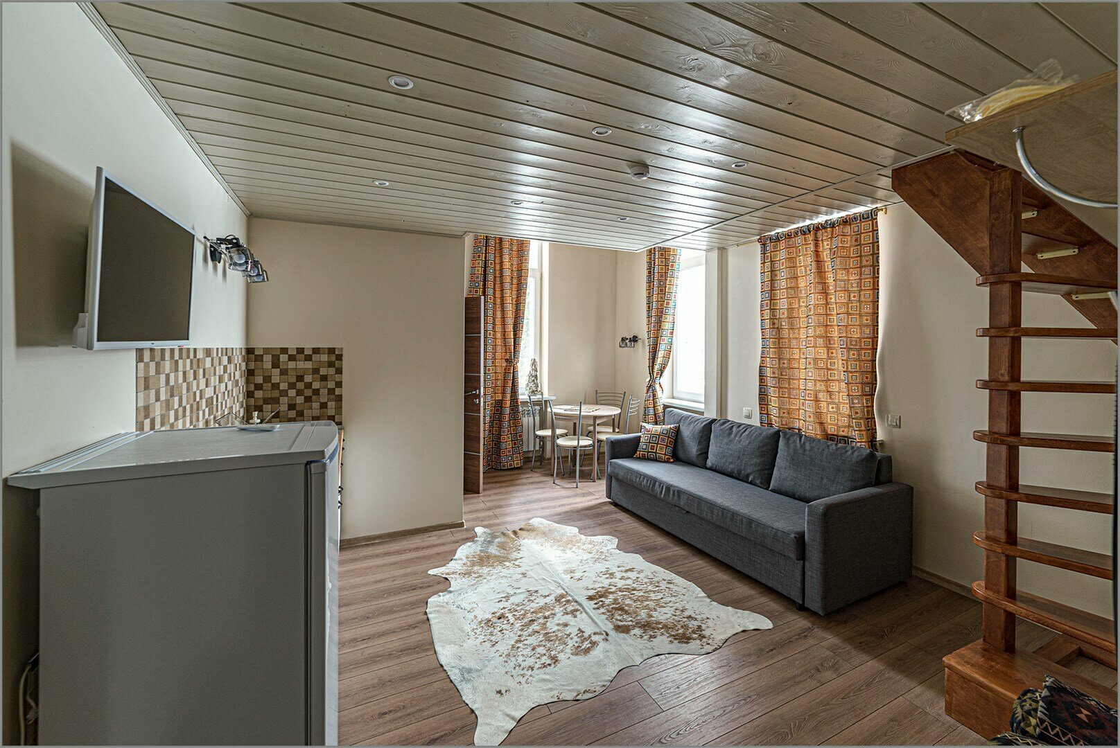 № 2 Двухуровневые апартаменты с 1 спальней