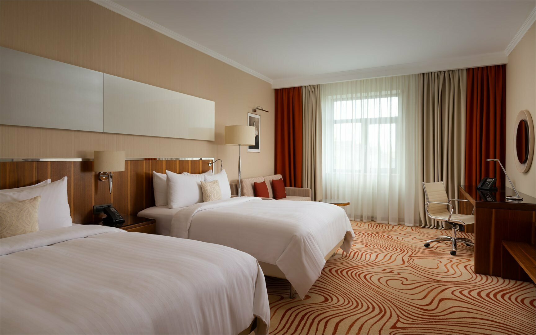 Делюкс с 2 кроватями "Queen size"