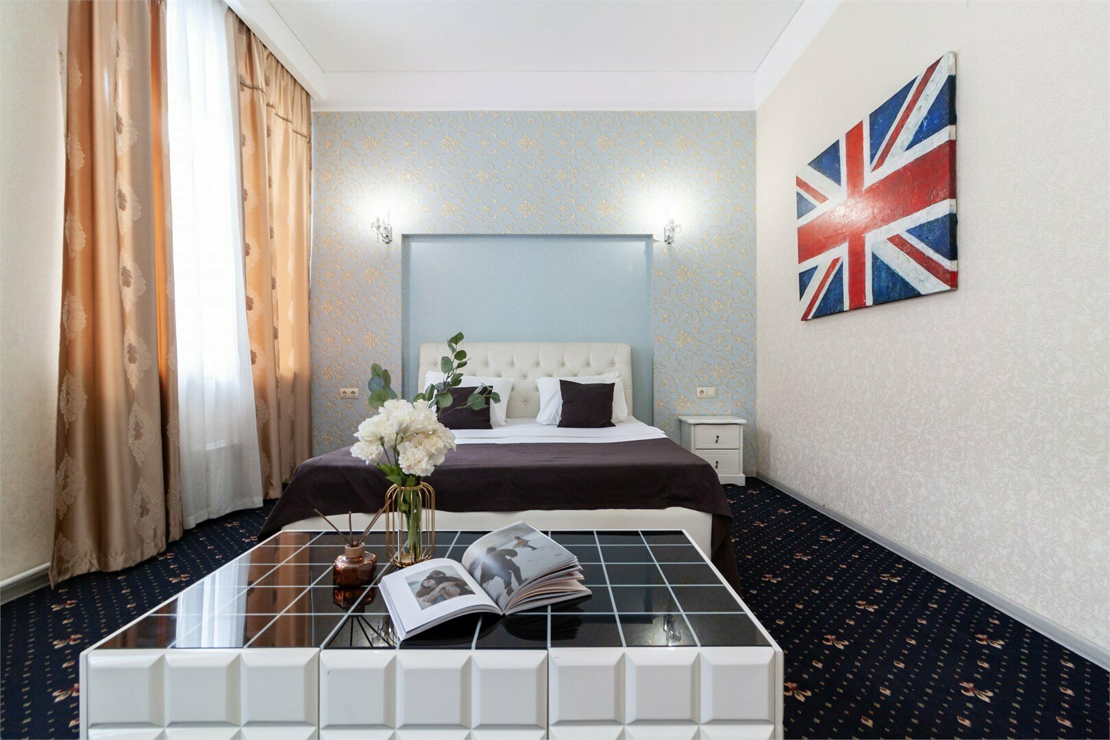 комфорт-номер с 1 двуспальной кроватью