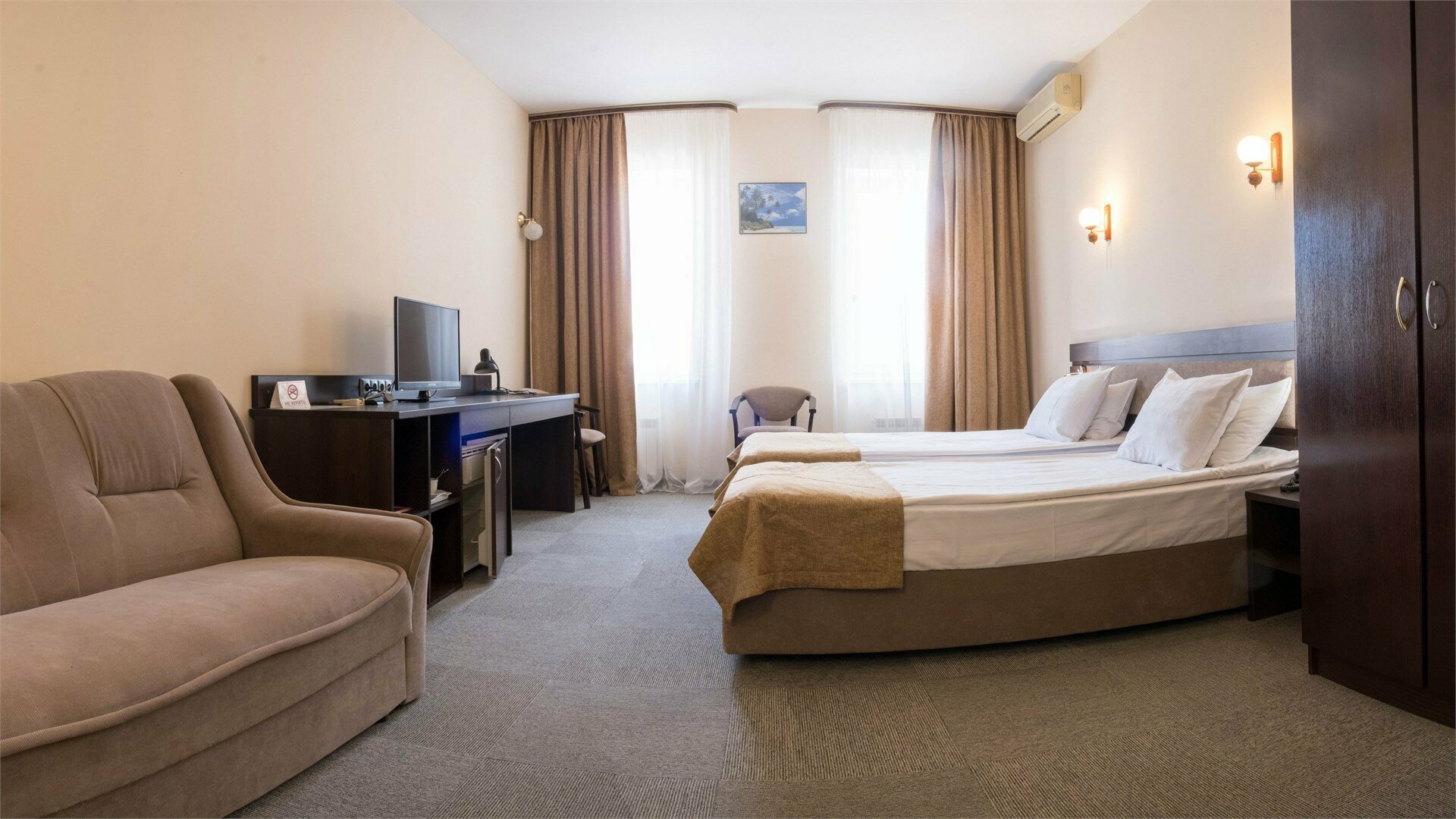 Двухместный номер с 1 кроватью или 2 отдельными кроватями