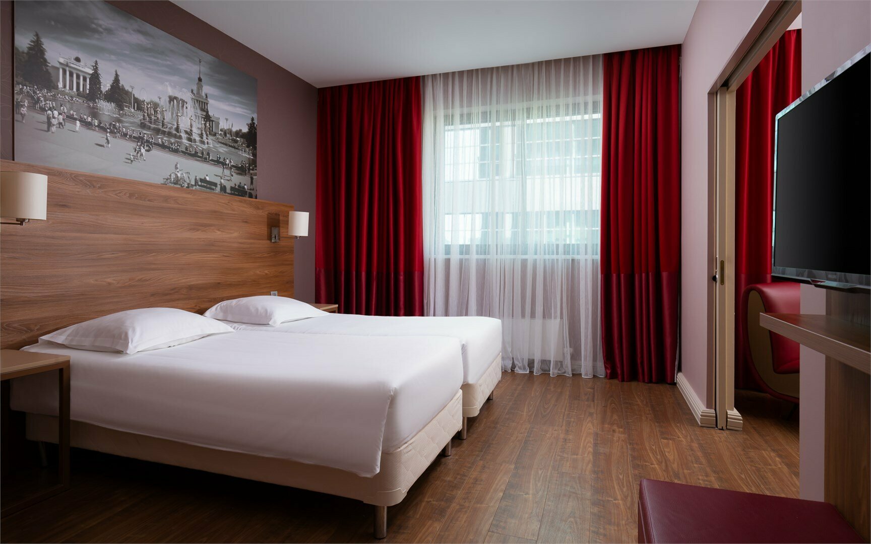 Апартаменты, 1 спальня – с 2 односпальными кроватями