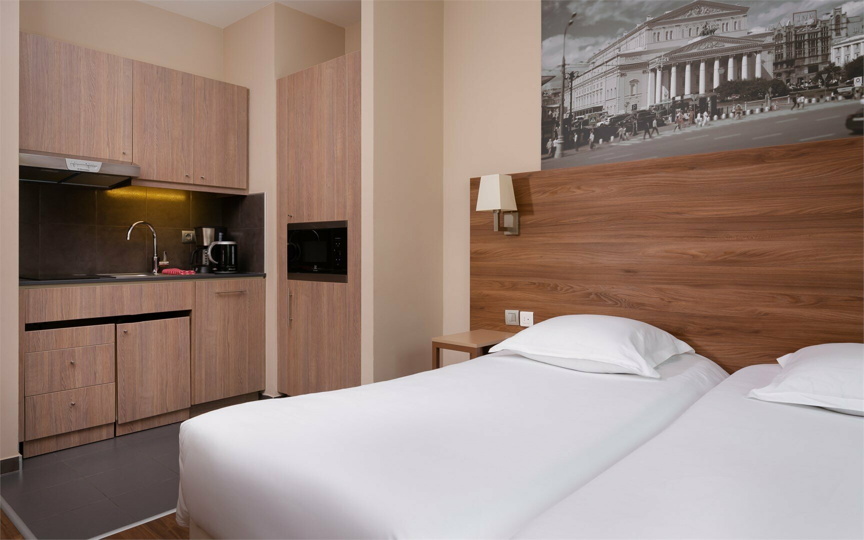 Номер Studio с 2 односпальными кроватями