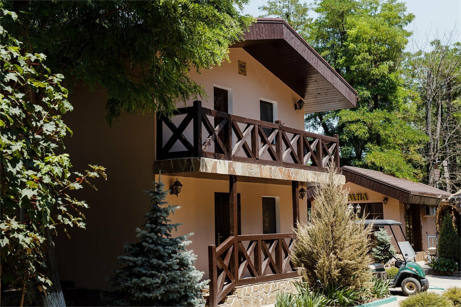 Гостевой четырехместный 2-х эт домик