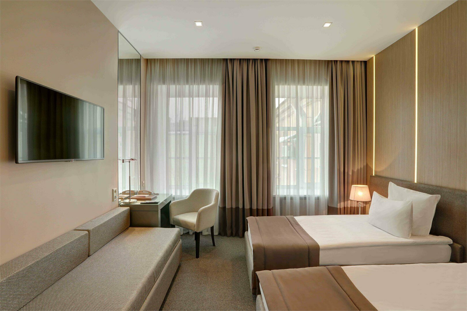 Стандартный номер с 2 отдельными кроватями