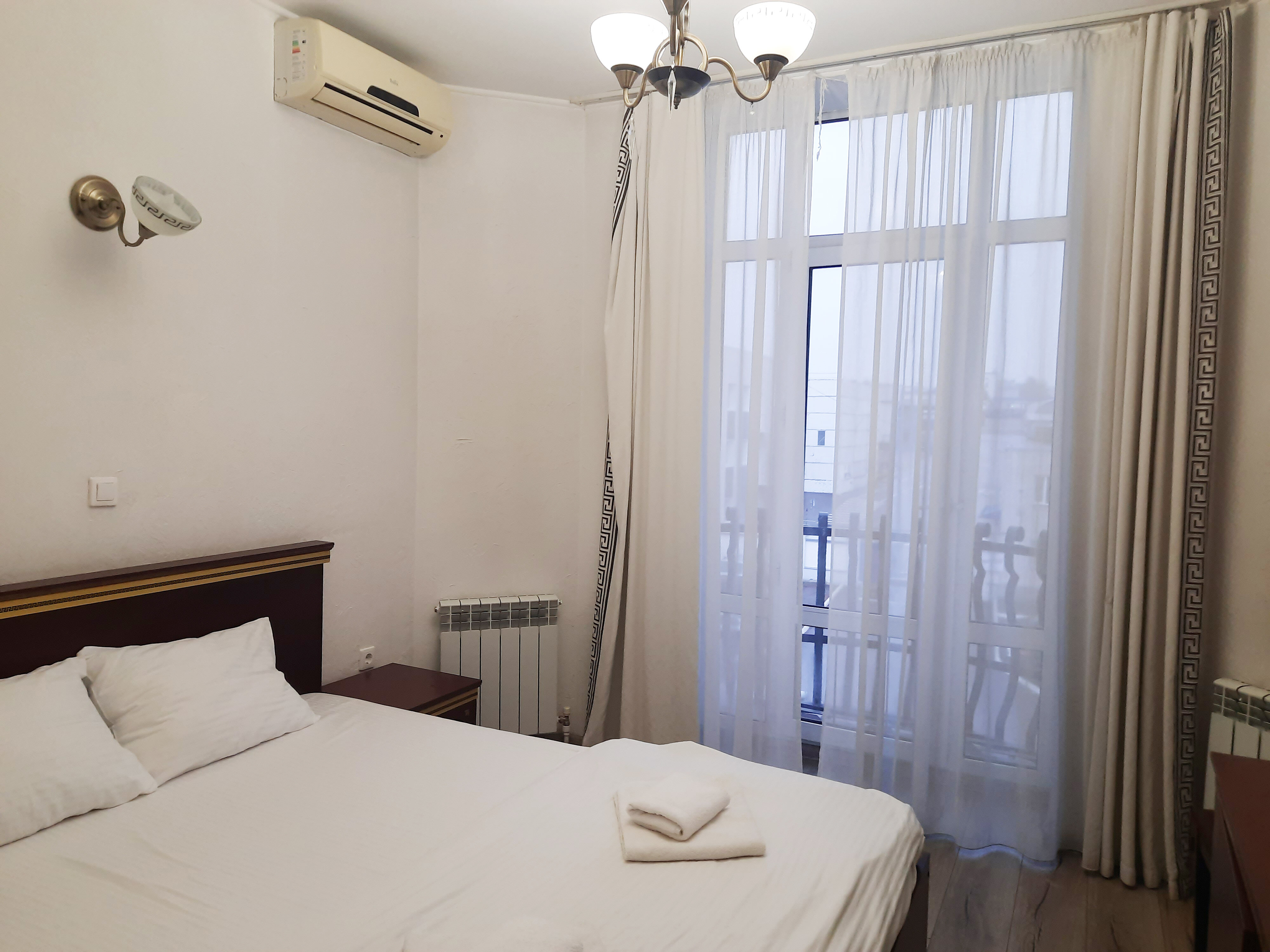 Двухместный номер с 1 кроватью и балконом