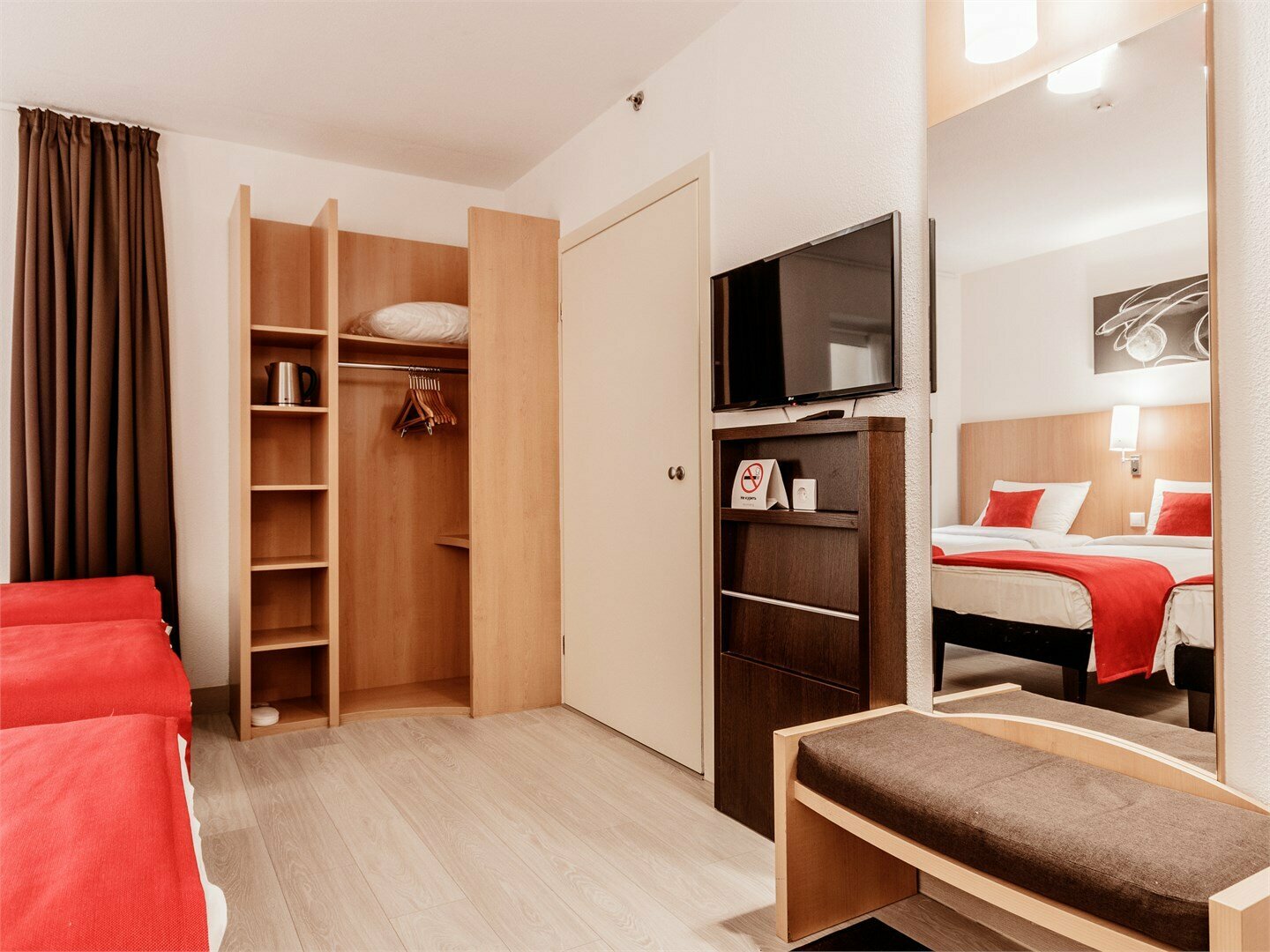 Номер Standard, для маломобильных - с 3 односпальными кроватями