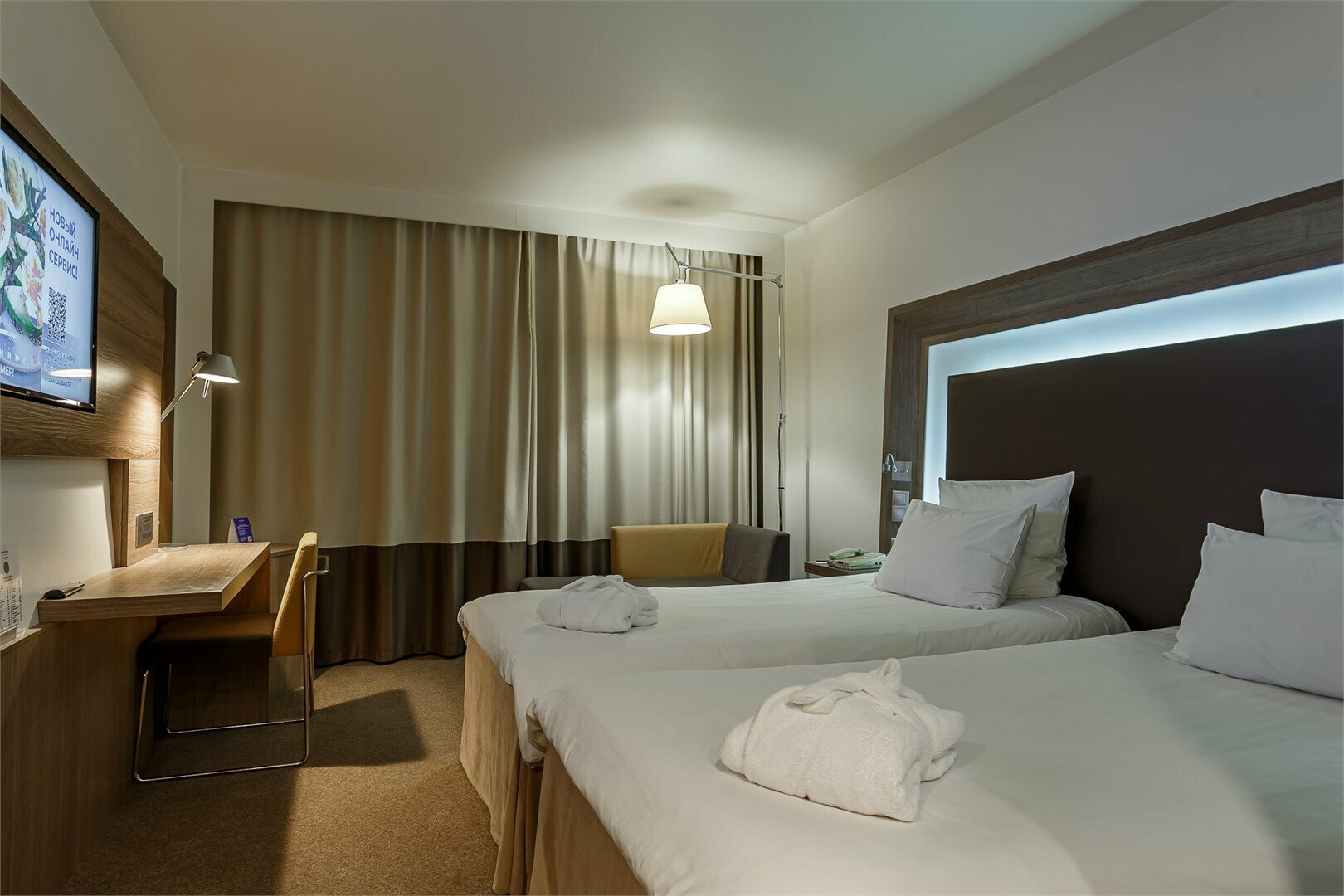 Двухместный номер с 2 отдельными кроватями