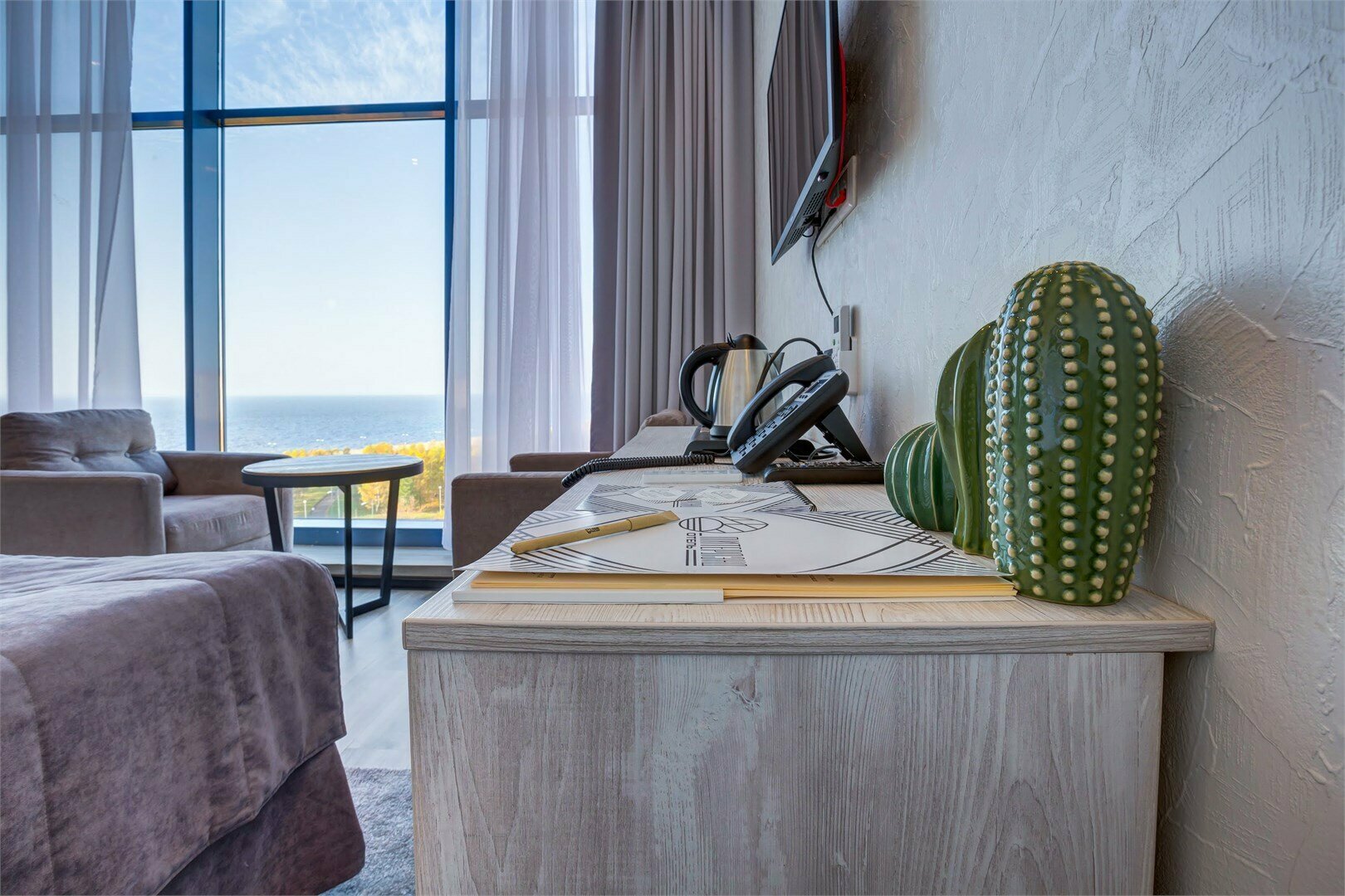 Панорамный стандарт с двуспальной или двумя раздельными кроватями