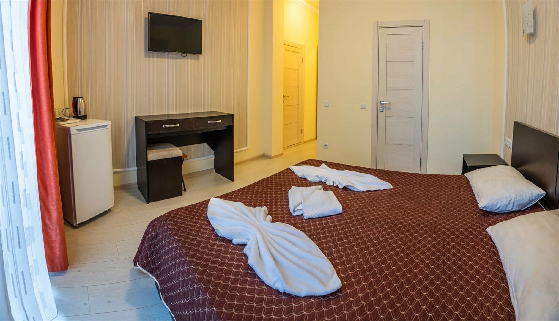 Двухместный номер с 1 кроватью и балконом