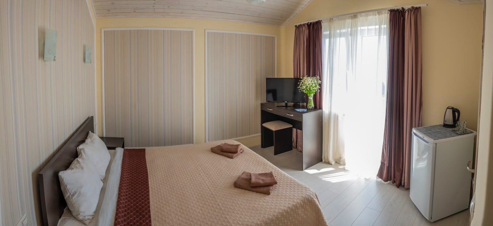 Двухместный номер с 1 кроватью и балконом, вид на море