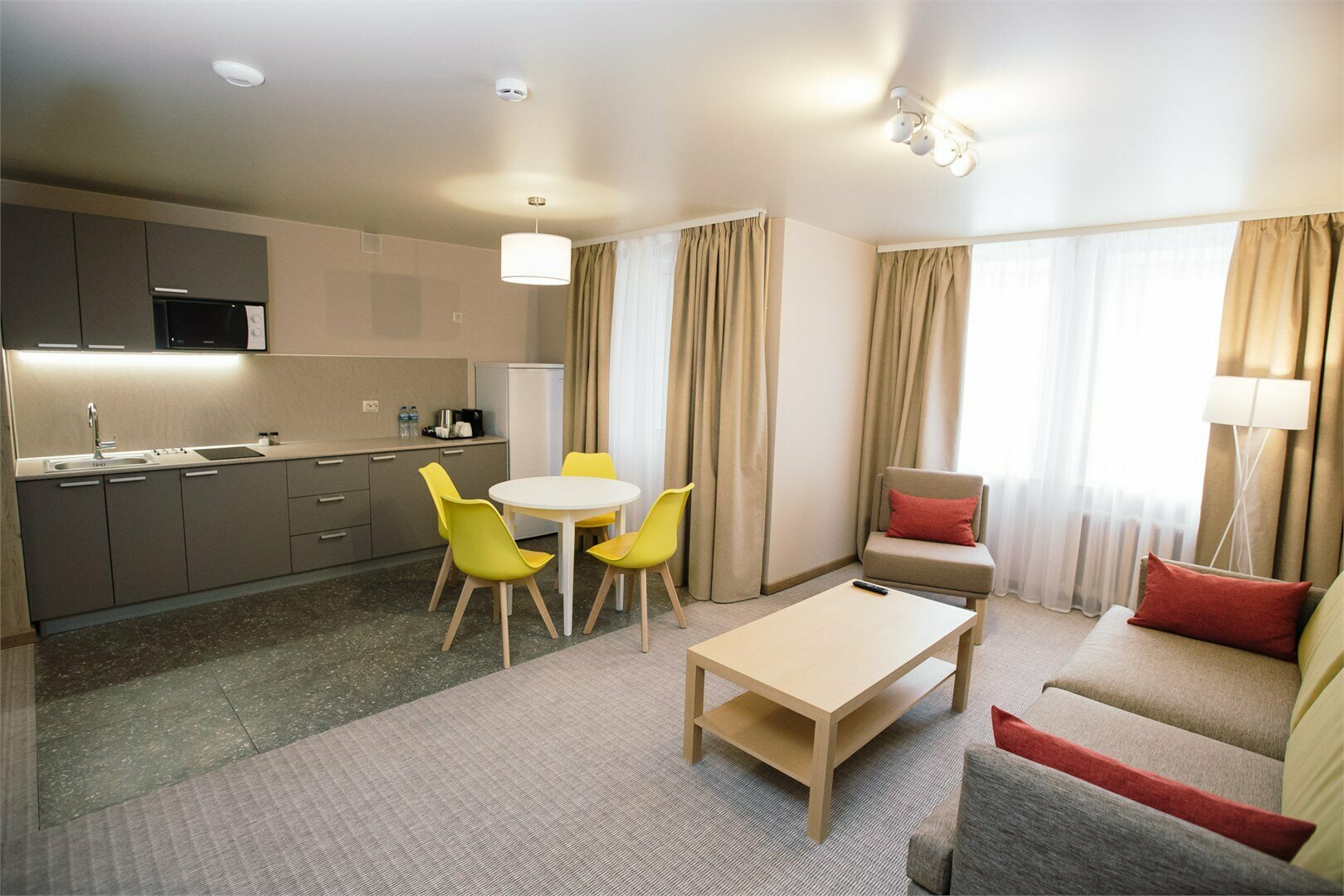 Двухкомнатные апартаменты улучшенные