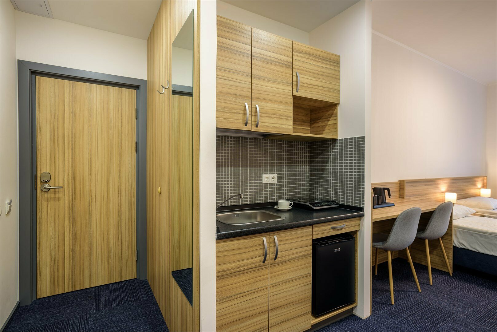 Двухместный номер с кухней c завтраком и Wi-Fi