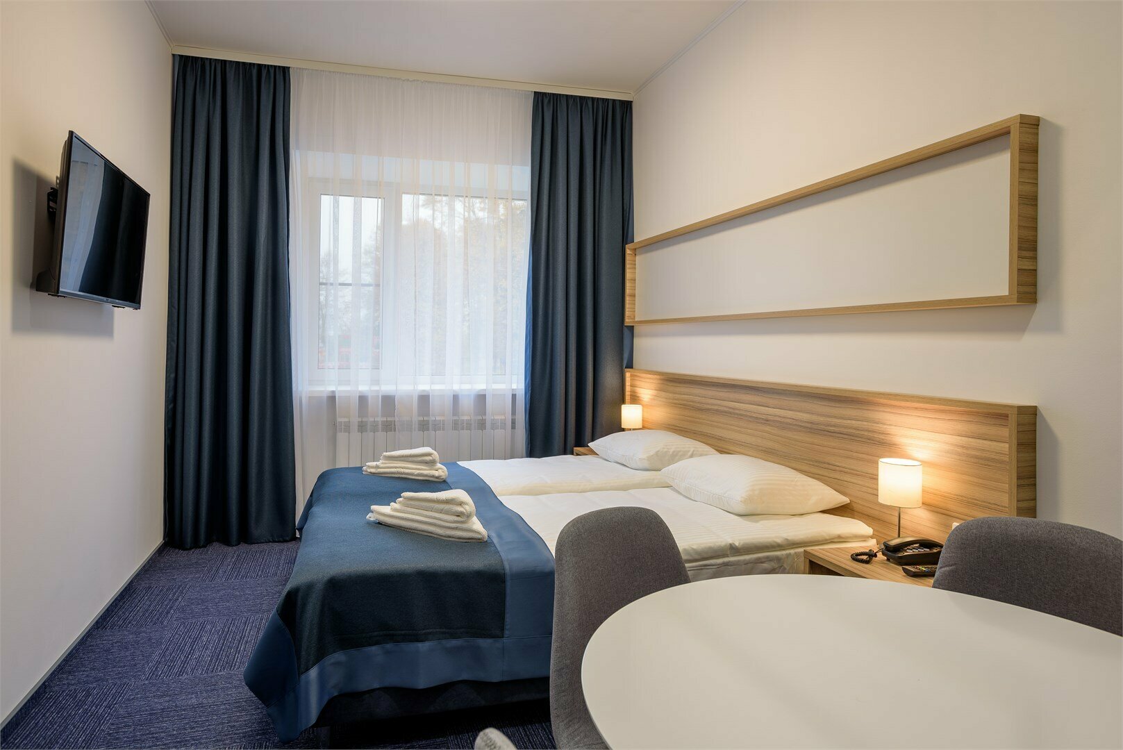 Двухкомнатный четырехместный номер с кухней c завтраком и Wi-Fi